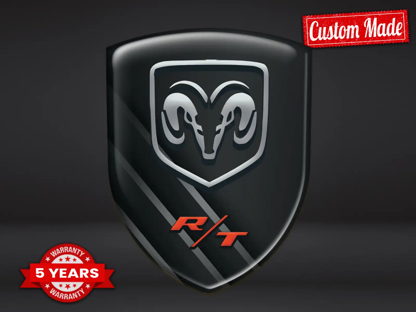 Dodge Heckscheibensticker Premium Exklusiv Robust Auto